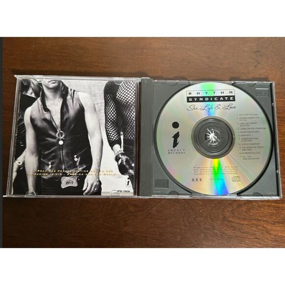 Rhythm Syndicate CD Sex Life & Love 1992 Impact Records R&B Funk Rare OOP - Picture 3 of 4